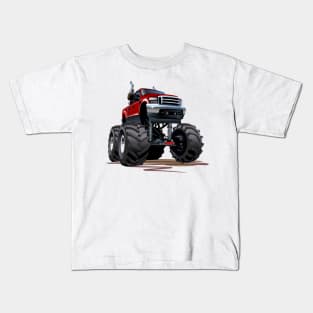 cartoon monster truck Kids T-Shirt